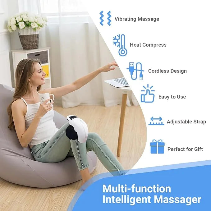 Knee Massager with Infrared Heat & Vibration