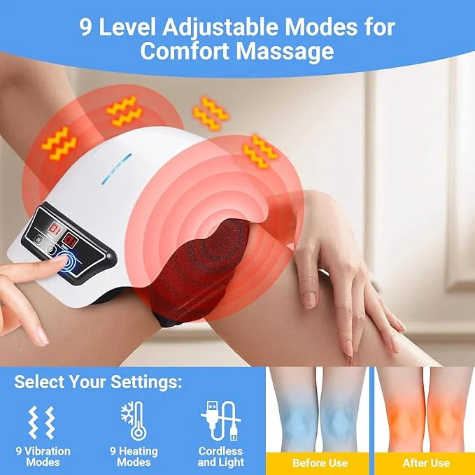 Knee Massager with Infrared Heat & Vibration